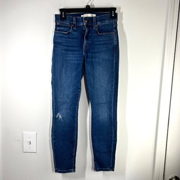 AYR High Rise Skinny Jeans Size 26 Stretch Sunrise Medium Wash Blue Denim - Picture 1 of 11